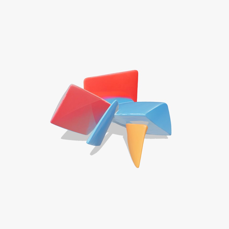 Vivid Geometric Shapes model pack